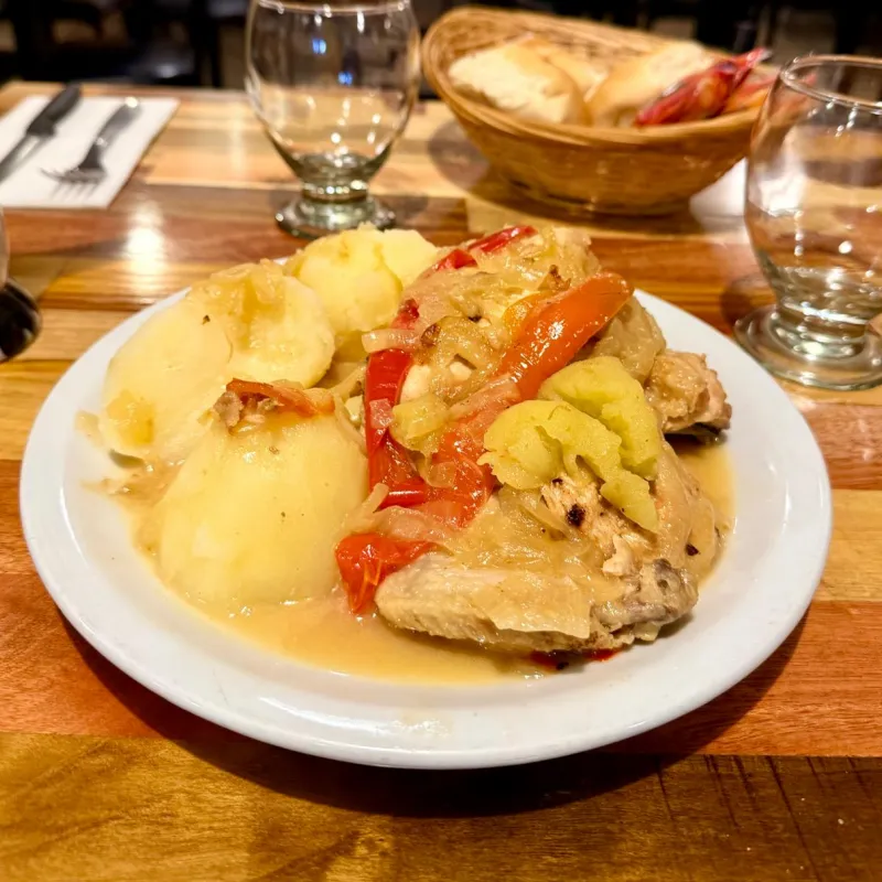 Pollo a la Sidra