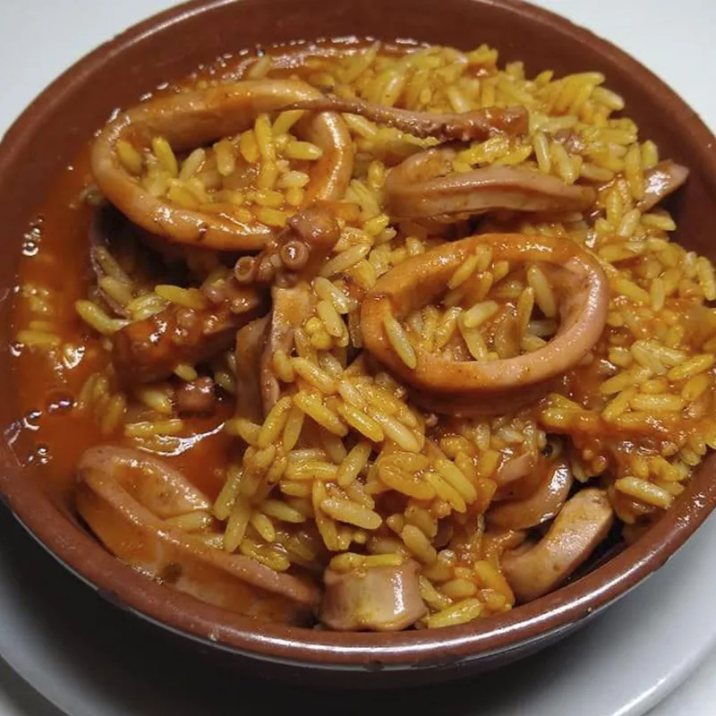 Calamares con arroz